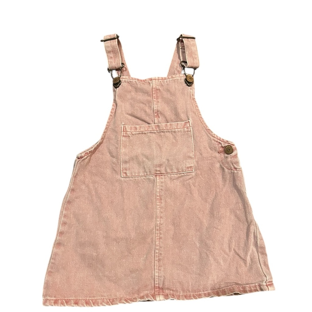 Zara Light Pink Kids Overall Dress 98 cm 2-3 Yrs